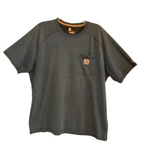 Carhartt Men’s Relaxed Fit SS Pullover Pocket Tee Shirt Size XL Blue Force